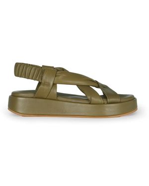 Cortana Flat Sandals - Verde