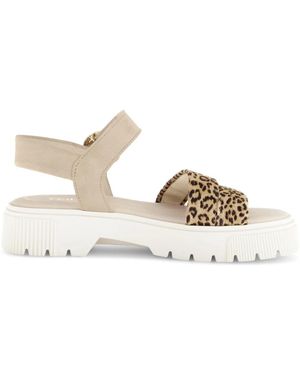 Gabor Flat Sandals - Métallisé