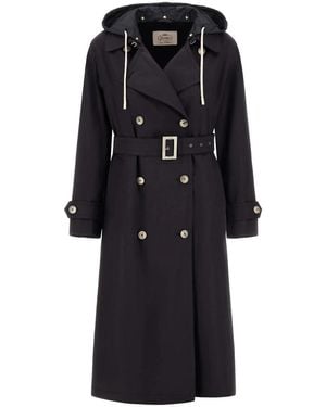 Herno Trench Coats - Black