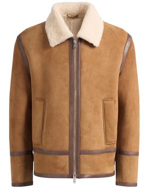 Dondup Faux Fur & Shearling Jackets - Brown