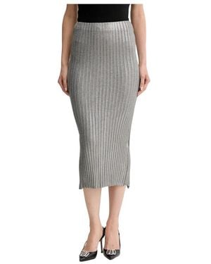 SIMONA CORSELLINI Pencil Skirts - Gris