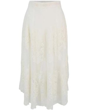 Sea Cropped Trousers - Wit