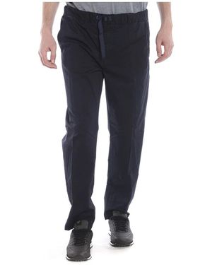 Daniele Alessandrini Slim-Fit Trousers - Blue