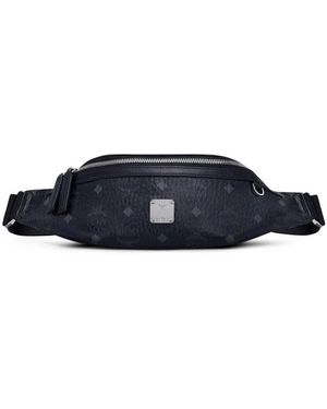 MCM Tassen ,Zwart ,Katoen Prins Riemtas - Blauw