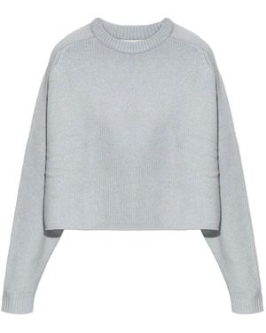 Lisa Yang Truien & Vesten ,Blauw ,Kasjmier Karine Sweater - Grijs