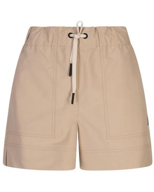 Moncler Short Shorts - Naturel