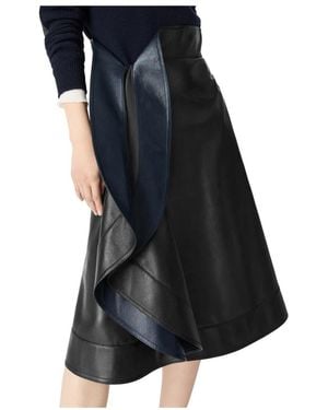 Bottega Veneta Leather Skirts - Black