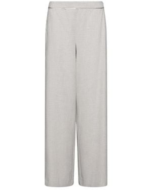 Marella Broeken ,Grijs ,Polyester Mllpausa Wijde Broek