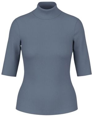 Marc Cain Rollkragenpullover - Blau