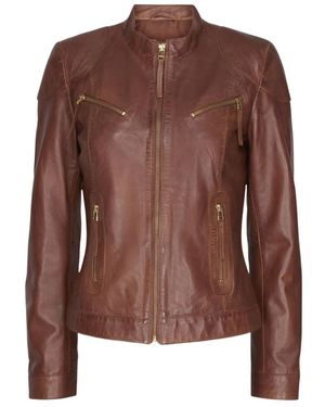 Notyz Leather Jackets - Marrón