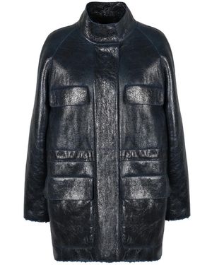 Fendi Leather Jackets - Black