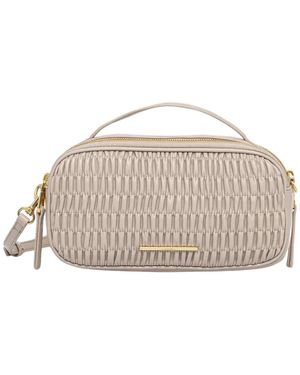 Calvin Klein Crossbody-Kameratasche Aus Veganem Leder - Natur