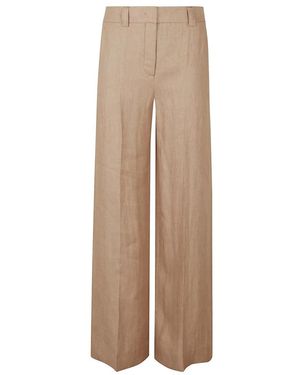 Incotex Wide Pants - Natural
