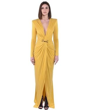 Elisabetta Franchi Maxi Dresses - Metallic