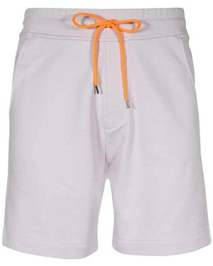 Vivienne Westwood Katoenen Bermuda Shorts Elastische Tailleband - Blauw