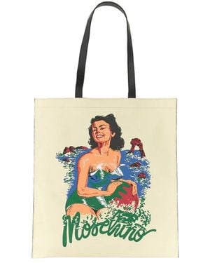 Moschino Tote Bags - Blanco
