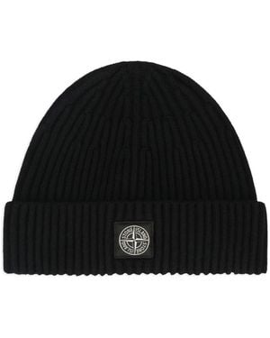 Stone Island Beanies - Nero