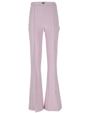 Elisabetta Franchi Wide Trousers - Viola