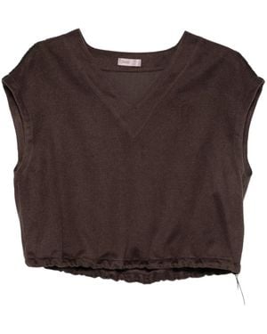 Herno V-Neck Knitwear - Marron