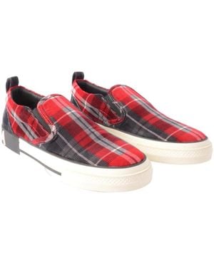 Dolce & Gabbana Karierte Sneakers Für Herren - Rot