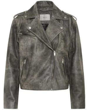 Gestuz Leather Jackets - Gris