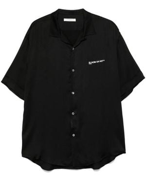 ih nom uh nit Stilvolles Hemd Nus25226 009 - Schwarz
