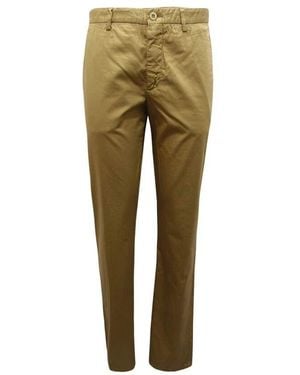 Etro Schmale Grüne Hose Made