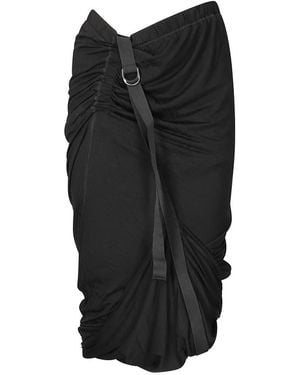 Helmut Lang Midi Skirts - Noir