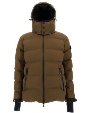 Moncler Jassen ,Groen ,Leer Montgetech Ski-Jas
