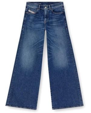 DIESEL Wide Jeans - Azul