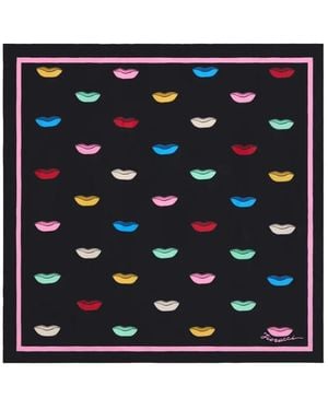 Fiorucci Silk Scarves - Blue