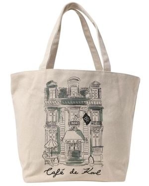 Karl Lagerfeld Tote Bags - Natural