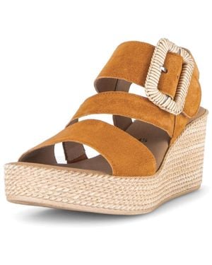 Gabor Wedges - Marrón