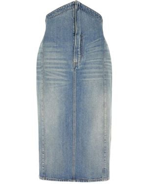 McQueen Denim Skirts - Blue