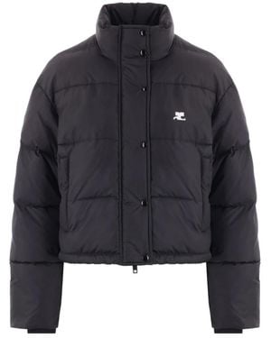 Courreges Winter Jackets - Black