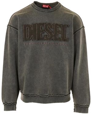 DIESEL Sweatshirts - Grey