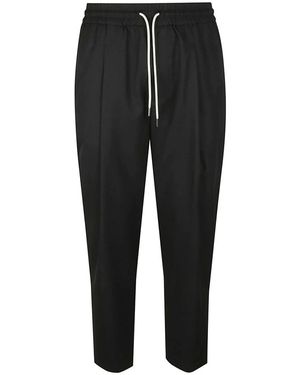 Drole de Monsieur Cropped Trousers - Black
