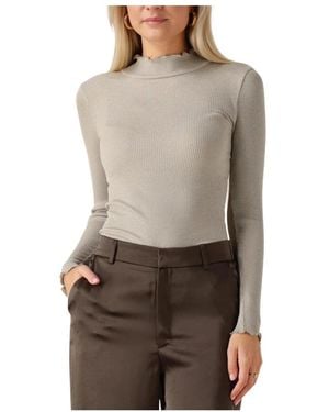 Rosemunde Boston Rollkragenpullover Mit Lurex - Braun