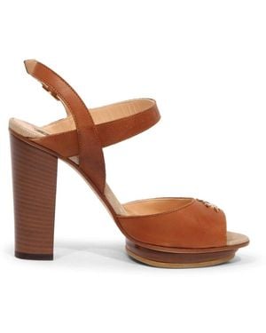 La Martina High Heel Sandals - Brown