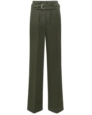 The Seafarer Broeken ,Groen ,Leer Pantalone Irony