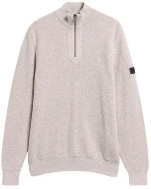 Barbour Crawley Half Zip - Grijs