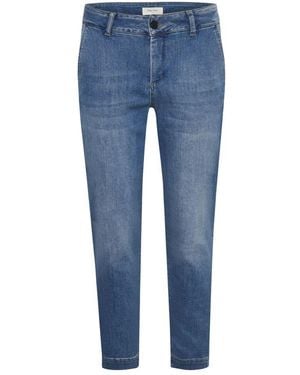 Part Two Cropped Jeans - Blue