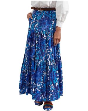 La DoubleJ Maxi Skirts - Blu