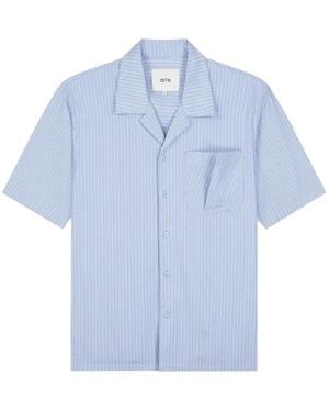 Arte' Short Sleeve Shirts - Bleu