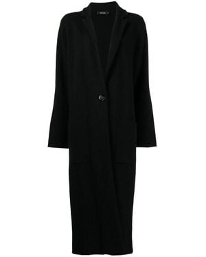 Lisa Yang Single-Breasted Coats - Negro