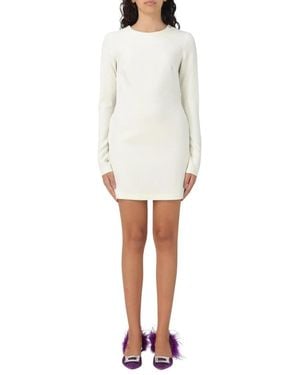 Semicouture Elegante Witte Bodycon Jurk