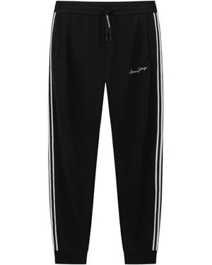 ARMANI EXCHANGE Broeken ,Zwart ,Polyester Stretch Viscose Sportbroek