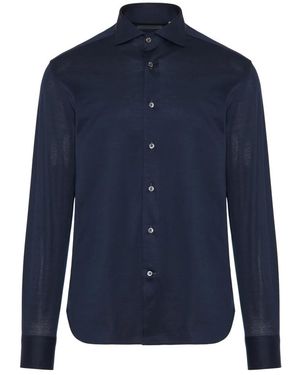 Corneliani Formal Shirts - Blue