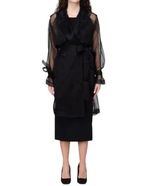 Pinko Trench Coats - Nero