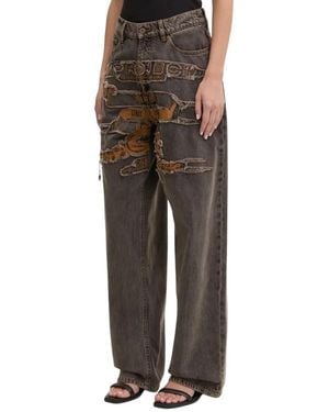 Y. Project Paris' Beste Patch Jeans - Bruin